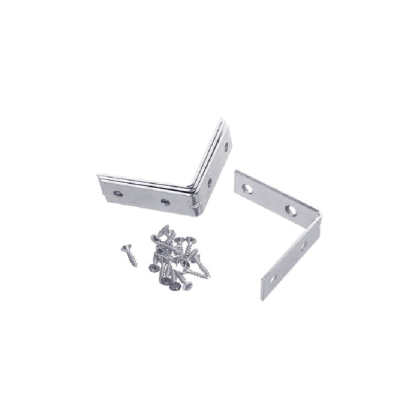 Total Corner Brace 50X50Mm 4Pcs Set With 16Pcs Fasteners Tcb2050