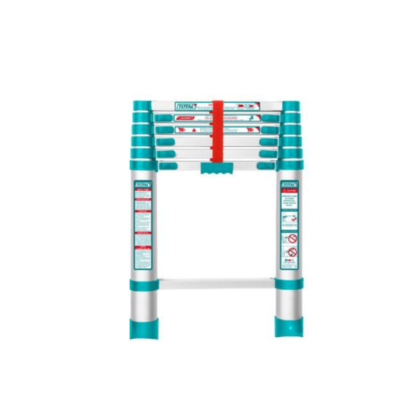 Total Telescopic Ladder With 6 Steps, Aluminium Body, Easy Carry Thlad08061