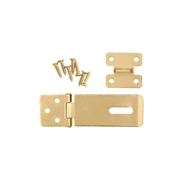 Total Galvanized Steel Hasp And Staple 5.5&Quot; 38X1.9Mm, Includes 7Pcs Fasteners Thss1055