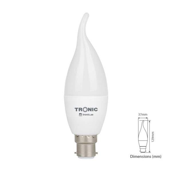 Tronic 4 Watts Flame Candle Tail Led B22 (Pin) Bulb
