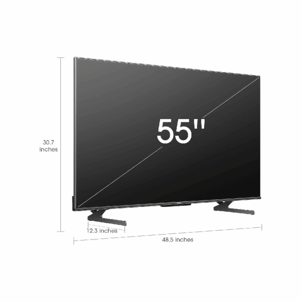 Hisense Mini-Led Pro Quantom Uled Uhd 4K Smart Tv With Quantum Dot Colour, Dolby Vision Iq, Hdr 10+, Game Mode Pro, Voice Remote 55U8H/K