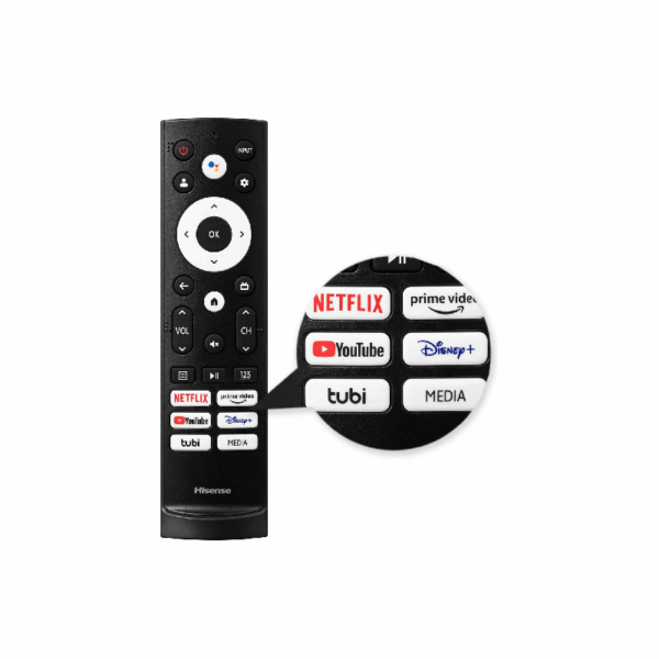 Hisense Mini-Led Pro Quantom Uled Uhd 4K Smart Tv With Quantum Dot Colour, Dolby Vision Iq, Hdr 10+, Game Mode Pro, Voice Remote 55U8H/K