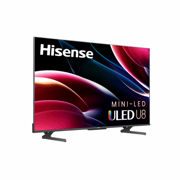 Hisense Mini-Led Pro Quantom Uled Uhd 4K Smart Tv With Quantum Dot Colour, Dolby Vision Iq, Hdr 10+, Game Mode Pro, Voice Remote 55U8H/K