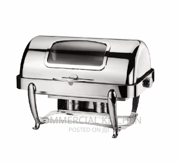 Commercial Chafing Dish With Glass Window Double 36117Qt