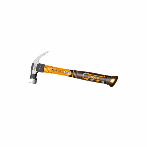 Ingco Claw Hammer 16Oz/450G Innovated Drop-Forged Hammer Head Hch81016