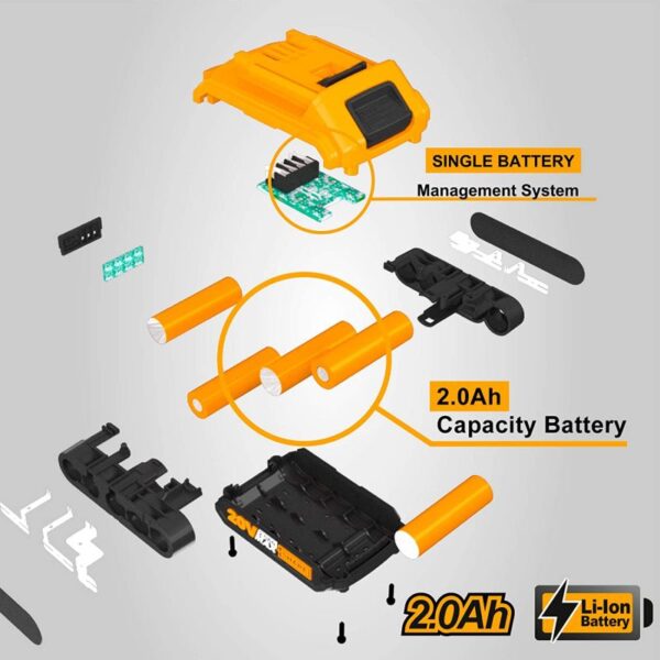 Ingco Lithium-Ion Battery Pack 20V Fbli20011