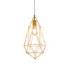 Tronic Gold Diamond Cage Pendant Lamp