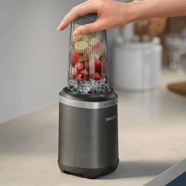 Philips Smoothie Blender 5000 Series 700+500+300Ml 1000W With Problend Plus Technology, Grinds Coffee Beans &Amp; Spices, Compact Design Hr2767