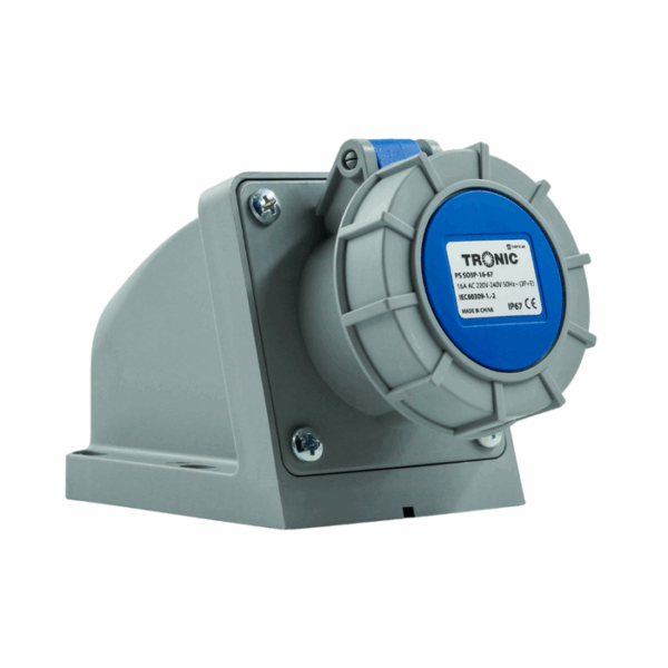 Tronic Industrial Socket 3 Pin 16A Ip44