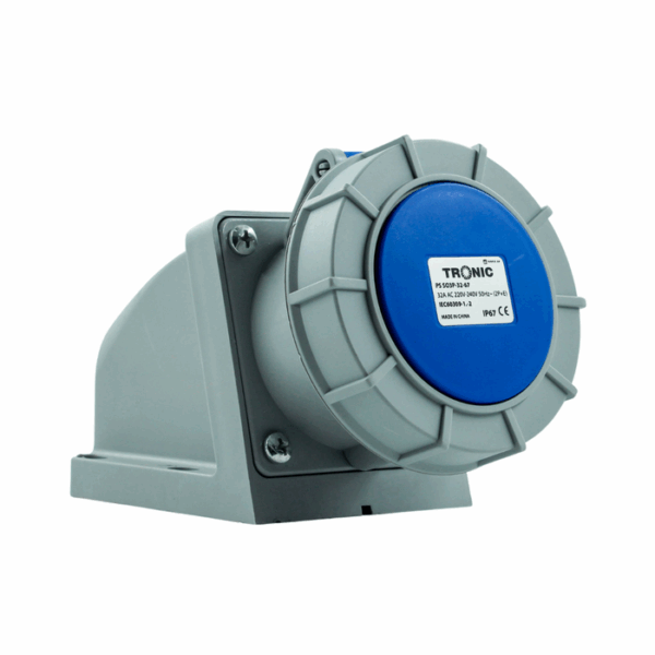 Tronic Industrial Socket 3 Pin 32A Ip44
