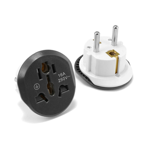Tronic Adapter Plug Eu Kr 2Pin 4.8Mm 16A 250V