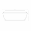 Pasabahce Butter Dish Frigo 480ml 97711
