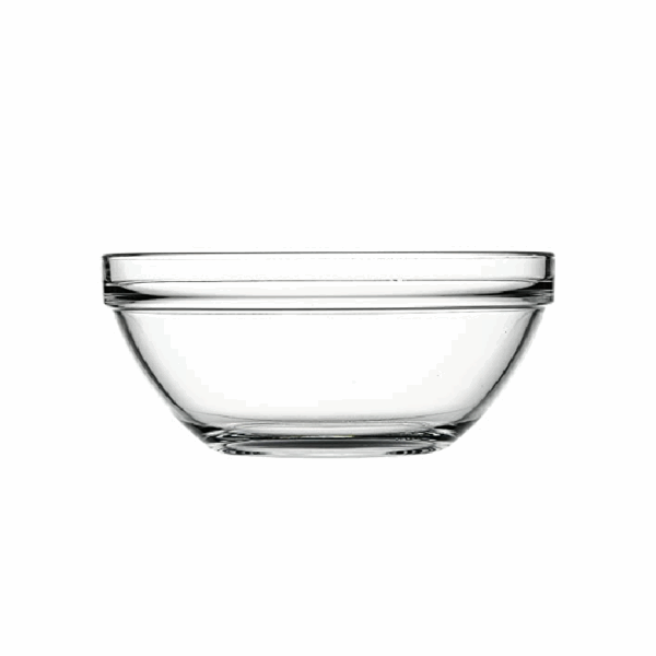 Pasabahce Chef'S Glass Bowl Temp/Stack 165Mm X 35Mm 53033