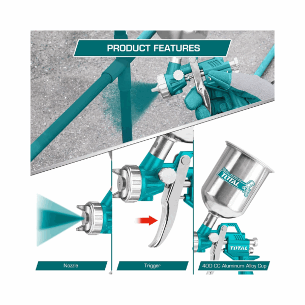Total Paint Spray Gun 400Cc Tat10401