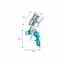 Total Paint Spray Gun 400cc TAT10401
