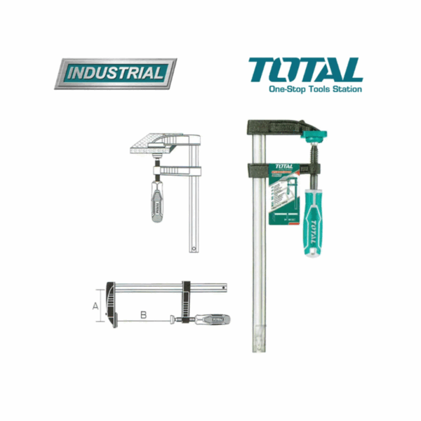 Total F Clamp With Plastic Handle 50 X 150Mm Tht1320501