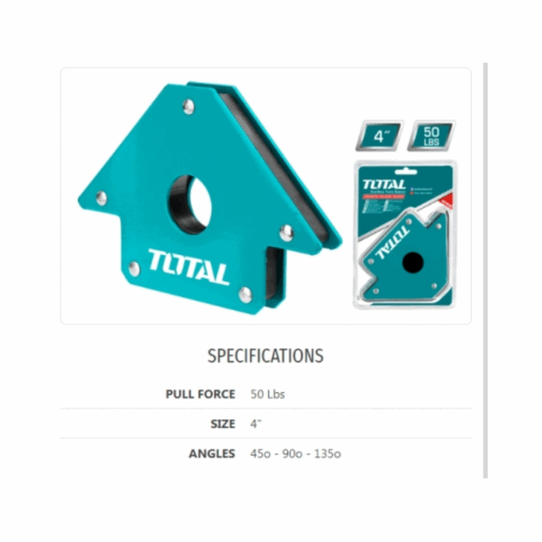 Total Magnetic Welding Holder 4&Quot; Tamwh50042