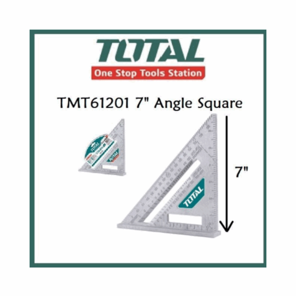 Total Angle Square/Try Square 7X7&Quot; Tmt61201