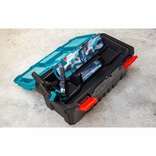 Total Tool Box 17&Quot; Pp Plastic Buckle Empty Tpbx0171