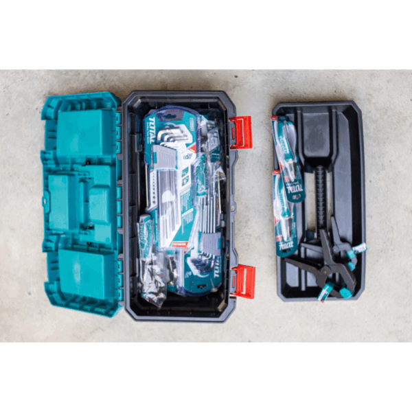 Total Tool Box 17&Quot; Pp Plastic Buckle Empty Tpbx0171
