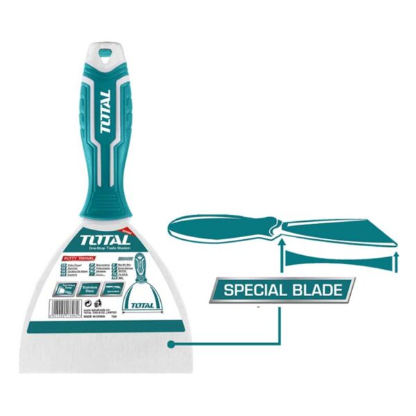 Total Putty Trowel 150Mm Aluminum Head Tht6831506