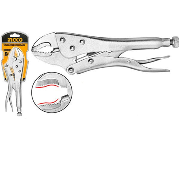 Ingco Curved Jaw Locking Plier 10&Quot; Hcjlw0210