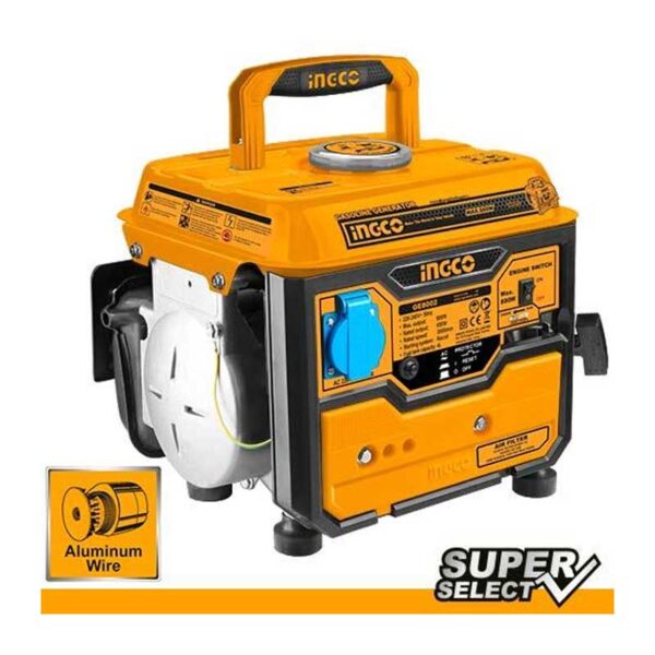 Ingco Petrol Generator 0.8Kw 2 Stroke Pull Start Ge8002