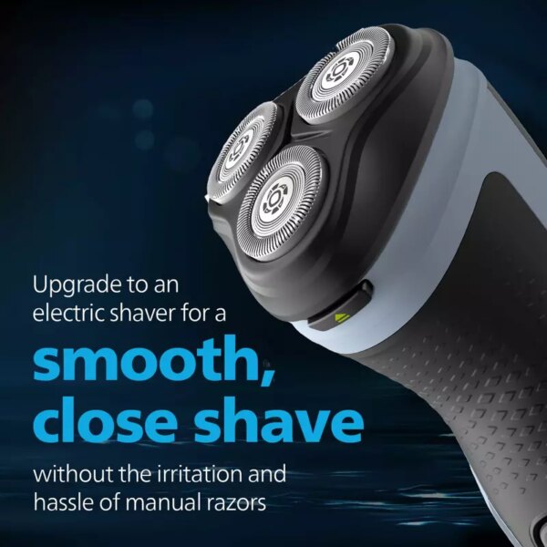 Philips Electric Cordless Shaver, Comfortcut Blades, Anti-Corrosion Shaving System, 3D Floating Heads, Shave Wet &Amp; Dry 3000X Series X3063