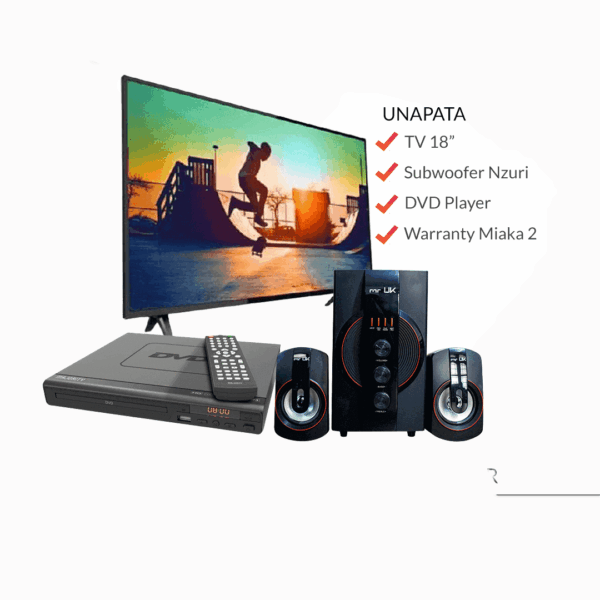 Mr Uk 3 In 1 Bando Bundle Tv,Subwoofer And Dvd Player   Tanzania