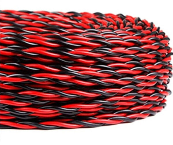 Tronic 0.75Mm 2 Core Flexible Red &Amp; Black Twisted Cable