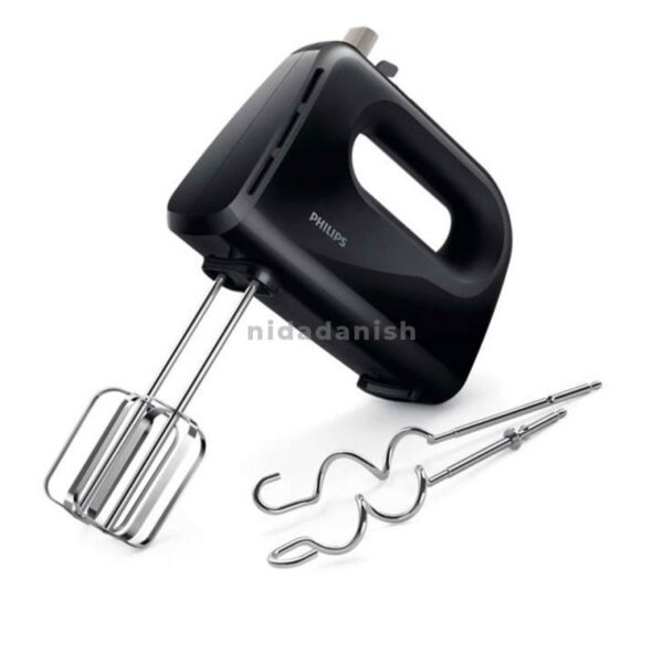 Philips Hand Mixer 280W 5 Speeds 2 Attachments Hr3704