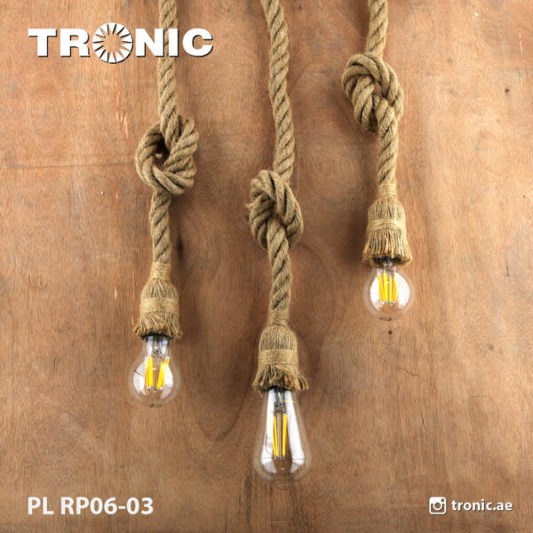 Tronic Rope Lamp 3Xe27