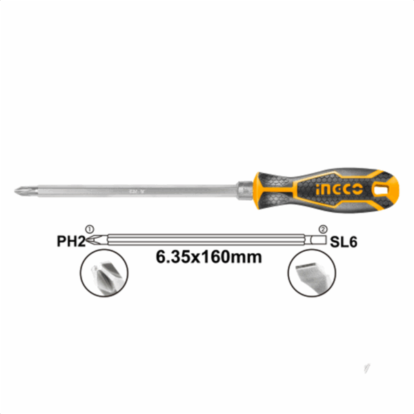 Ingco Screwdriver 2In1 Set Akisd0201