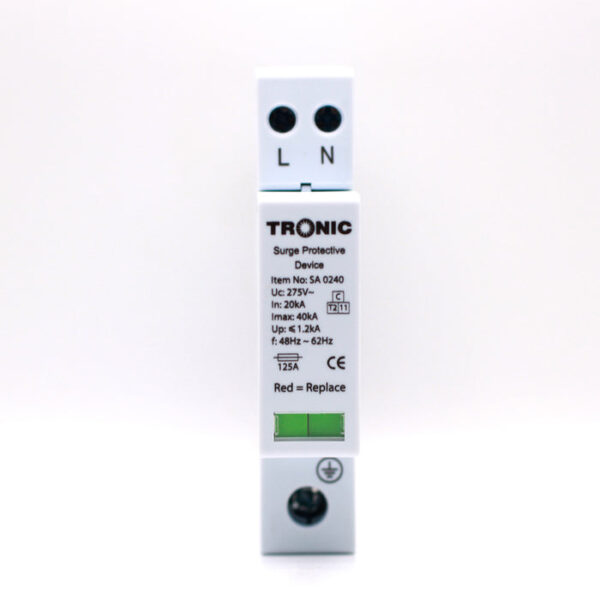 Tronic Surge Protection Single Pole 40KA