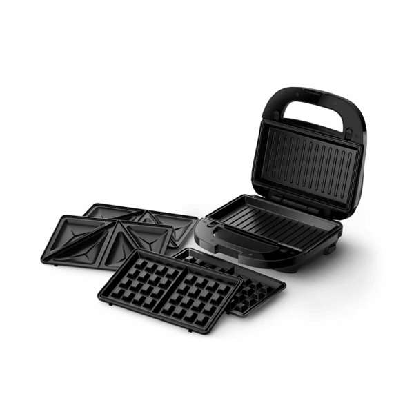 Philips 3In1 Sandwich, Panini &Amp; Waffle Maker 5000 Series 750W With Removable Nonstick Plates Hd2350/80