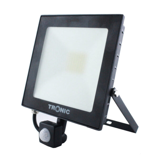 Tronic Black Led Motion Sensor Floodlight 30 Watts
