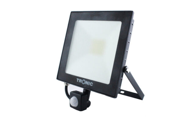 Tronic Black Led Motion Sensor Floodlight 30 Watts