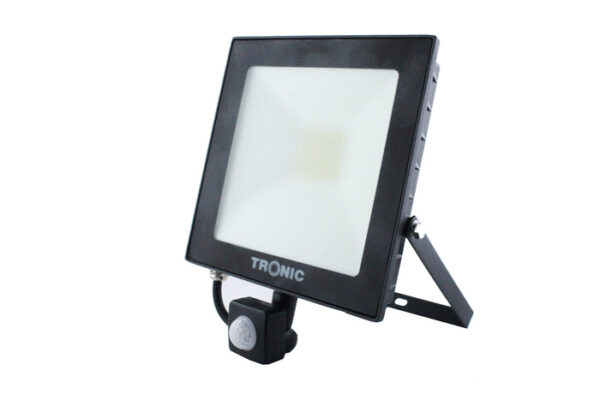 Tronic Black Led Motion Sensor Floodlight 50 Watts