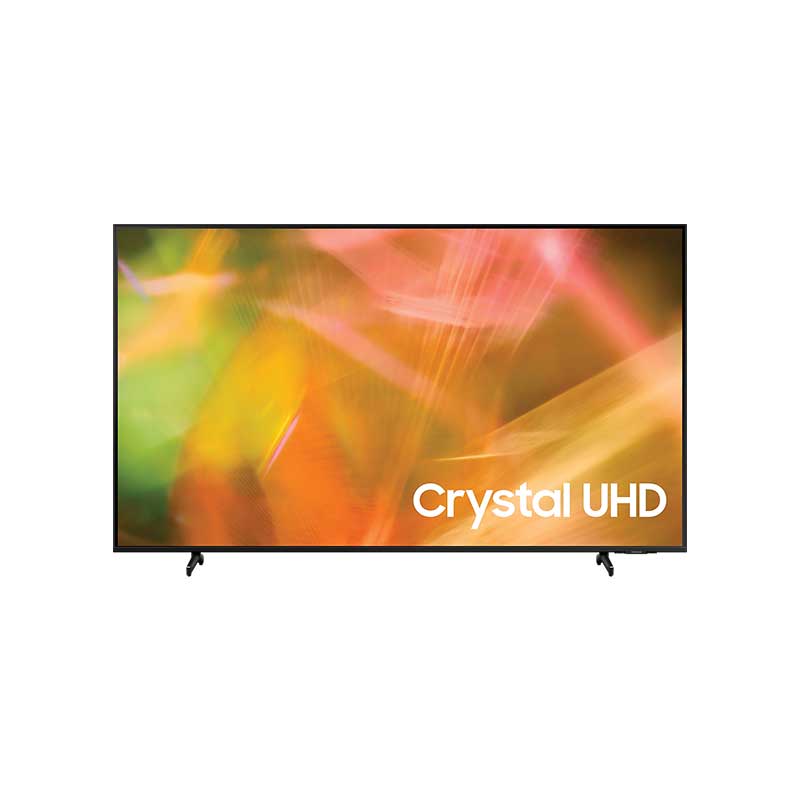 Samsung 43&Quot; Led 4K Crystal Uhd Smart Tv, Air Slim Design, Game Mode, Ambient Mode, Q-Symphony 43Au8000