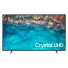 Samsung 85" LED 4K Crystal UHD Smart TV with Air Slim Design, Smart Hub, HDR, Motion Xcelerator, OTS Lite, Solarcell Remote  85BU8000