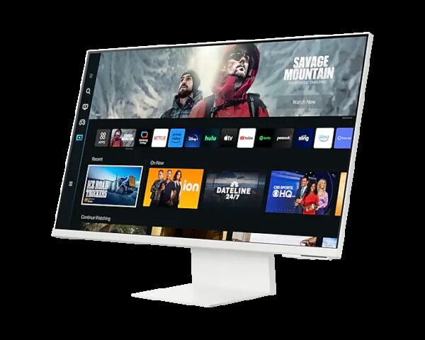 Samsung 32&Quot; 4K Smart Monitor M8 M80C, Iconic Slim Design, White Ls32Cm801Umxue
