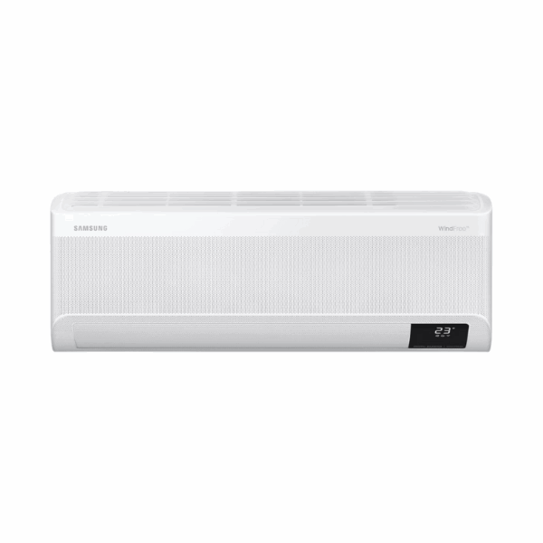 Samsung Wall Split Premium Air Conditioner 18000Btu, Inverter, Triple Protector, Windfree, Led Display With Piping Kit, Wi-Fi Ar18Bveamwk/Af