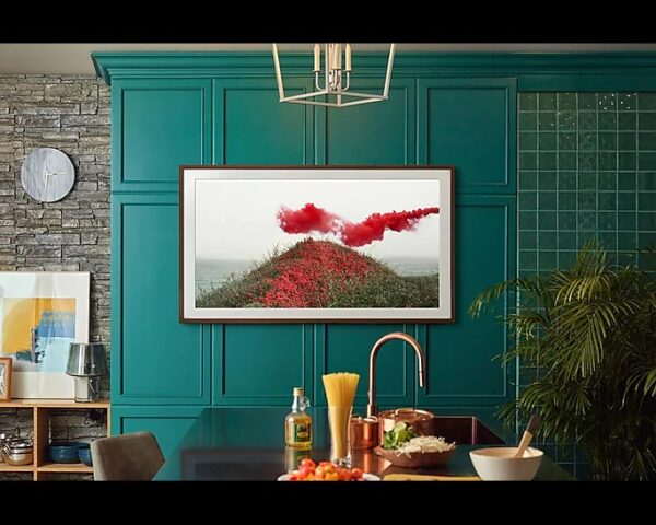 Samsung 65&Quot; Qled 4K The Frame Tv With Art Mode, Customizable Bezel, Dual Led, Pc On Tv, Ai Upscaling, Solar Cell Remote 65Ls03A