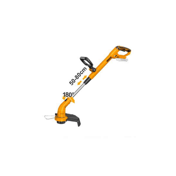 Ingco Cordless Grass Trimmer Lithium-Ion 20V With Edging Function Cgtli20301