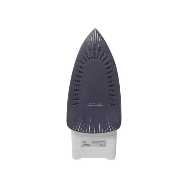 Evvoli Steam Iron With Ceramic Sole White Or Black Colour 2400W Evir-H2400B-W