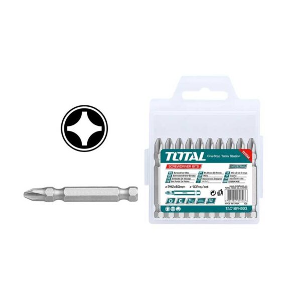 Total Screw Driver Bit 10Pcs Set Tac16Ph223