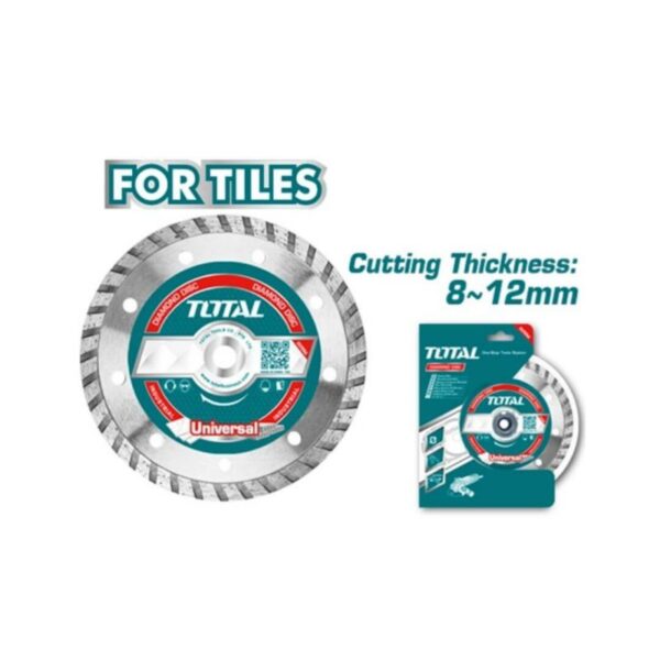 Total Ultra Thin Diamond Cutting Disc 4½&Quot; For Tiles Tac2131153Ht