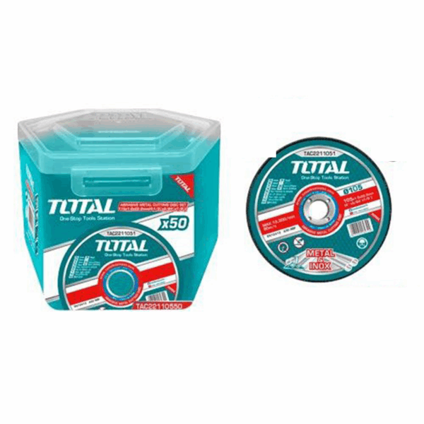 Total Stainless Steel Cutting Disc 4½&Quot; For Metal 50Pcs Tac22111550
