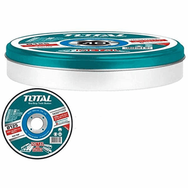 Total Stainless Steel Cutting Disc 5&Quot; For Metal 10Pcs Tac2211255