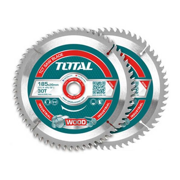 Total Circular Saw Blade 7¼&Quot; For Wood 2Pcs Tac231410